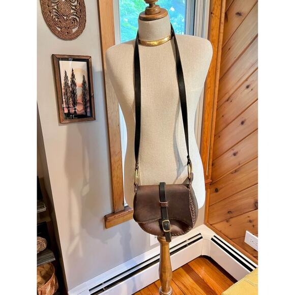 Handsewn Leather Crossbody Bag